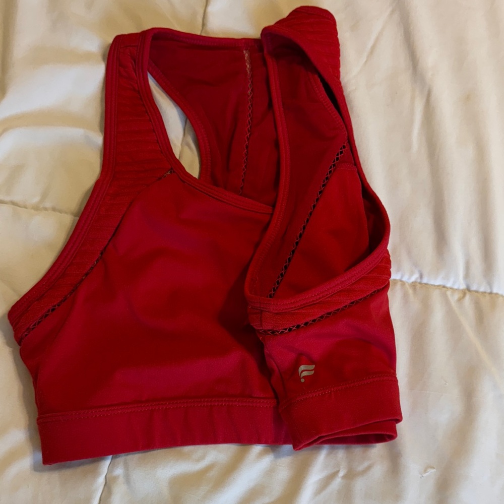 Fabletics Vibrant Red Sports Bra